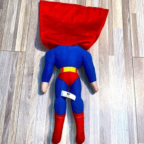 Superman action figure plush vinyl head stuffed body toy DC Comics Christmas toy - Picture 5 of 6